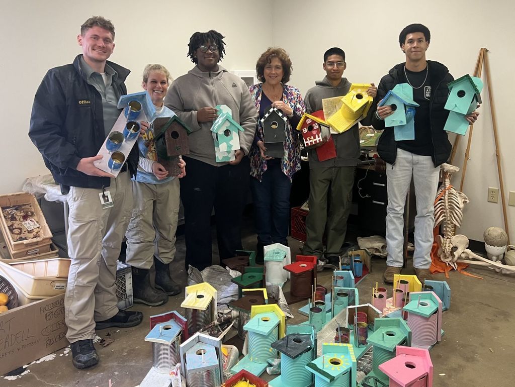SHHS Birdhouses to Sherwood Animal Shelter