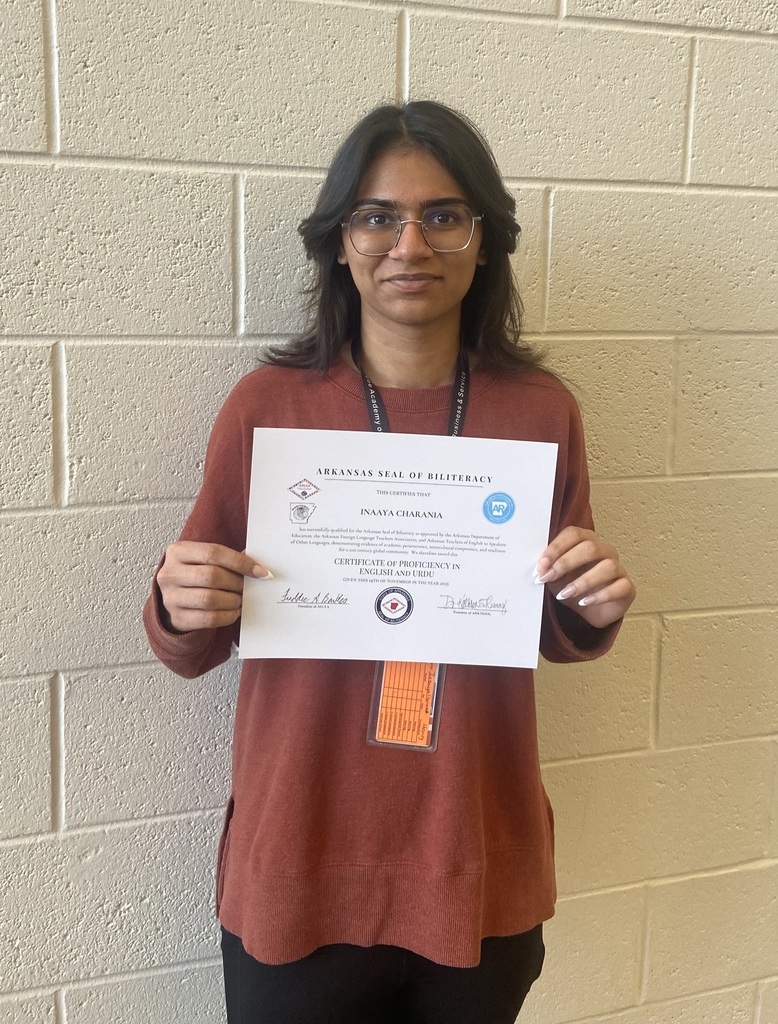 Inaaya Charania — Urdu (12th)