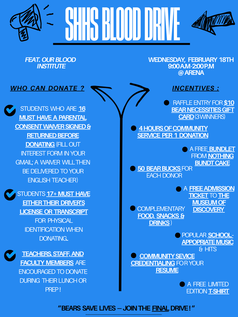 Blood Drive February 18