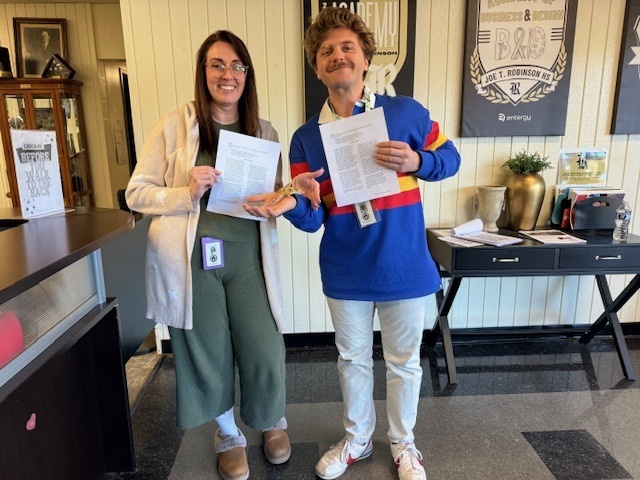 Dr. Grinder, Maurice the Leopard Gecko and Mr. Williamson