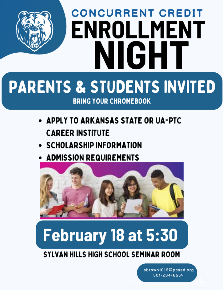 Concurrent Credit Night: February 18th @5:30 pm