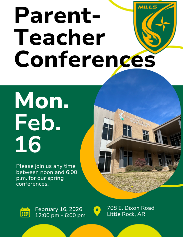 Flyer for parent-teacher conferences