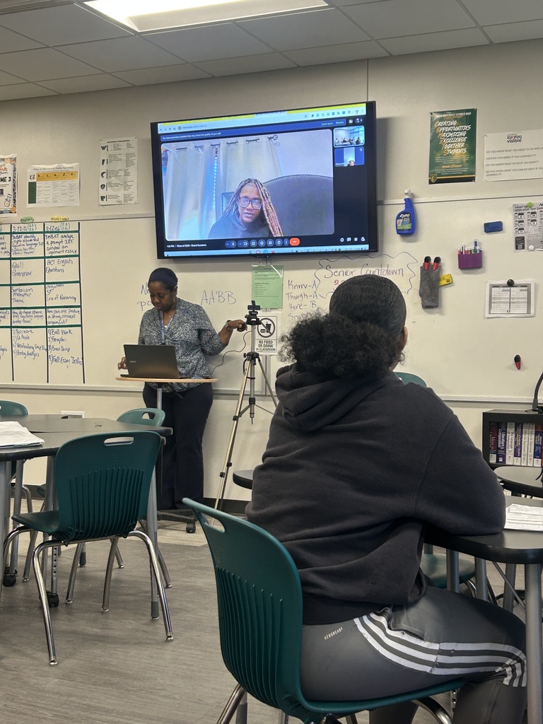 Teacher with camera for Google Meet