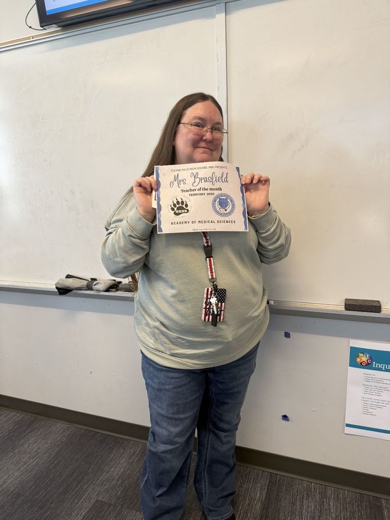 Teacher of the Month: Dr. Brasfield