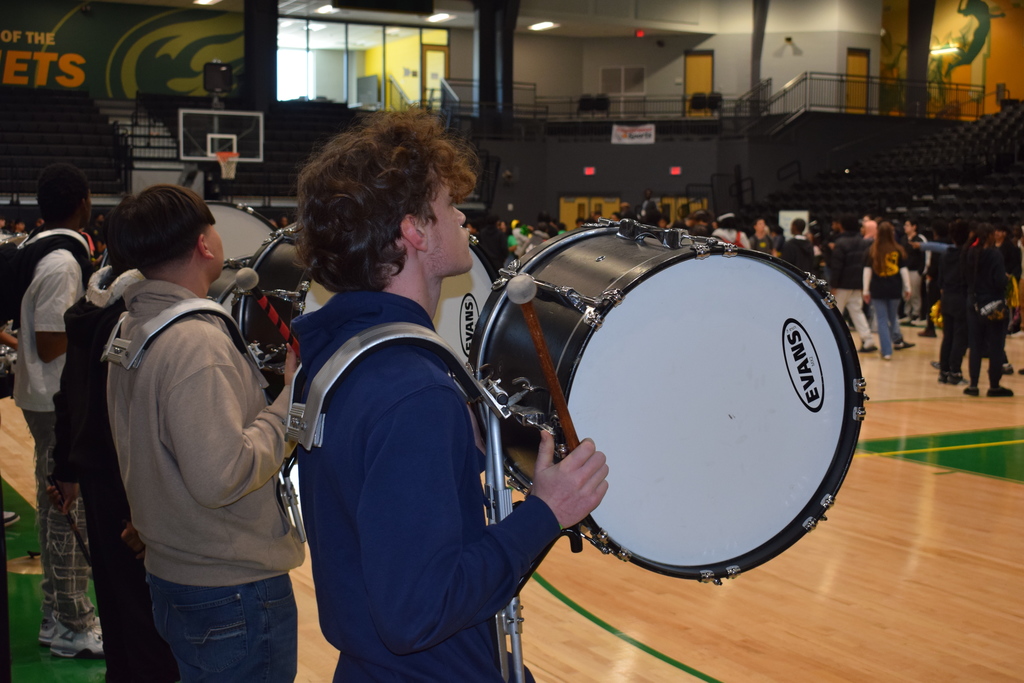 Students with drums