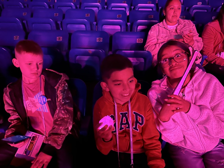 EAST conference students at closing ceremonies 