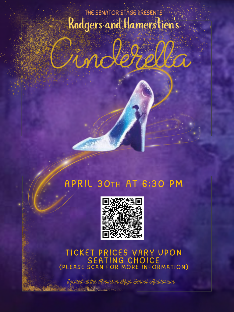 THE RHS Senator Stage presents Rodgers and Hammerstein's Cinderella Flyer.  
