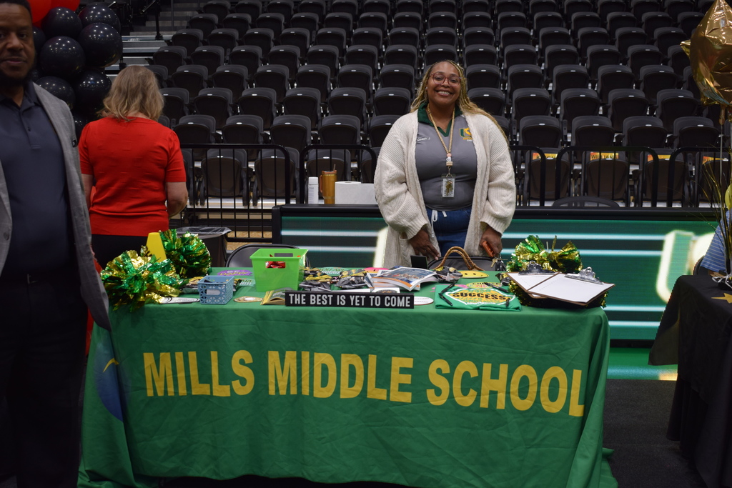 Mills Middle School table