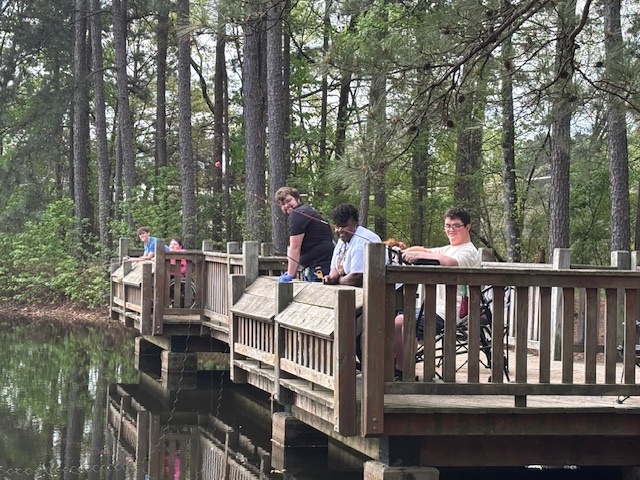 Waiting on the fish to find the hook! 