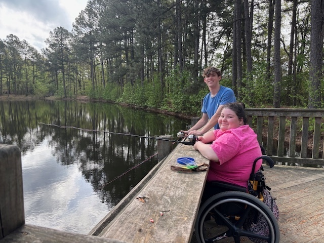 Fishing during a school day is fun! Fishing with a friend is priceless! 