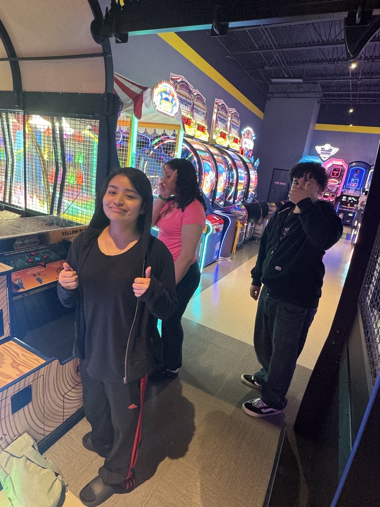Students at video games