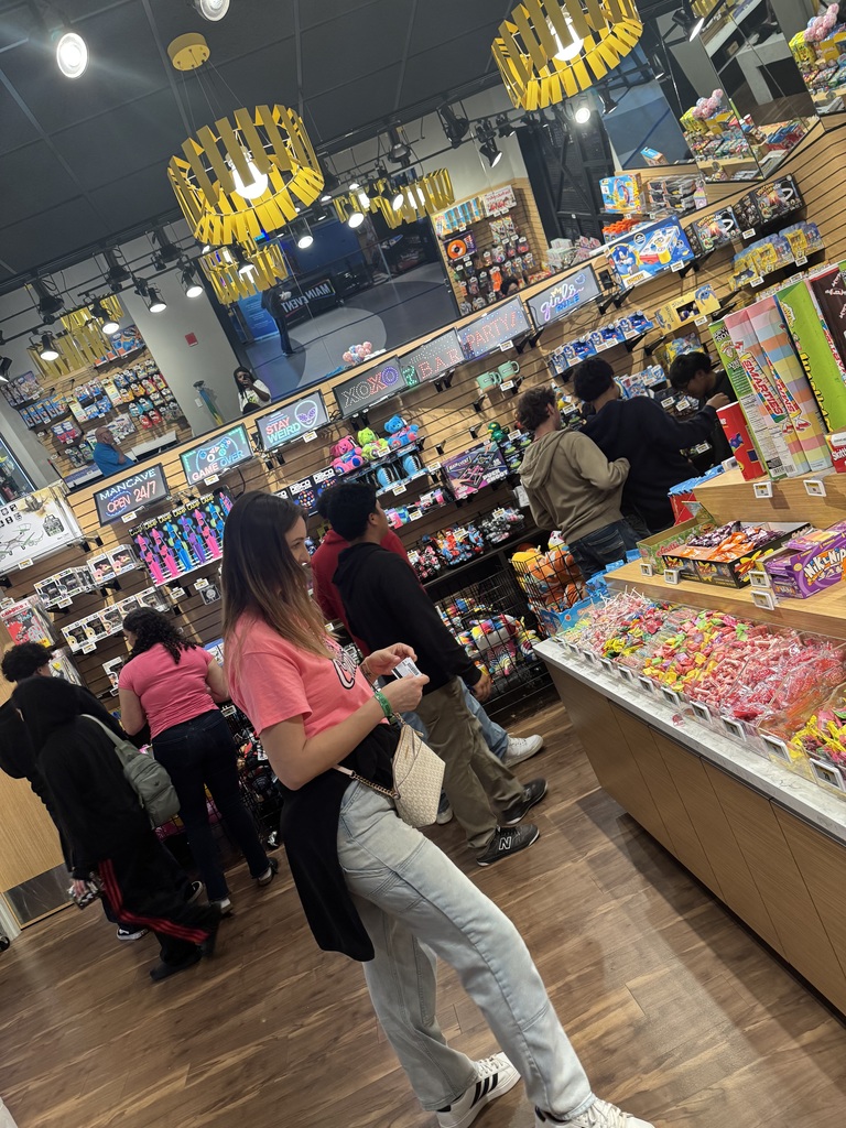 Student shopping at snack bar