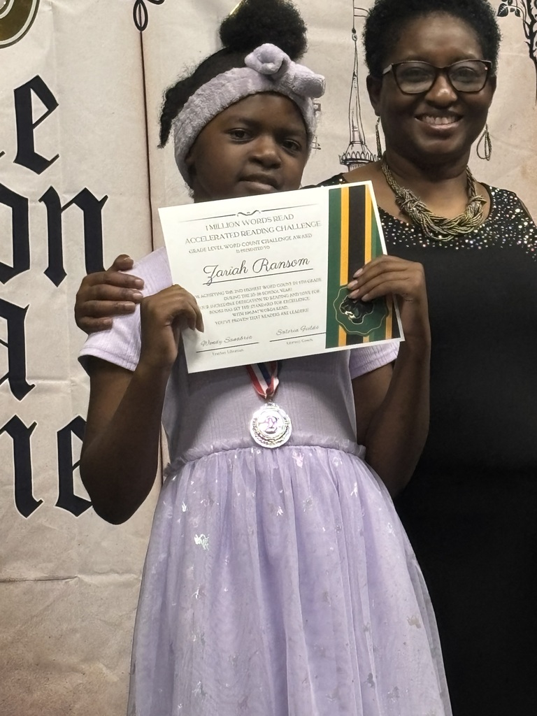 Readers are leaders!  Way to go, Zariah!