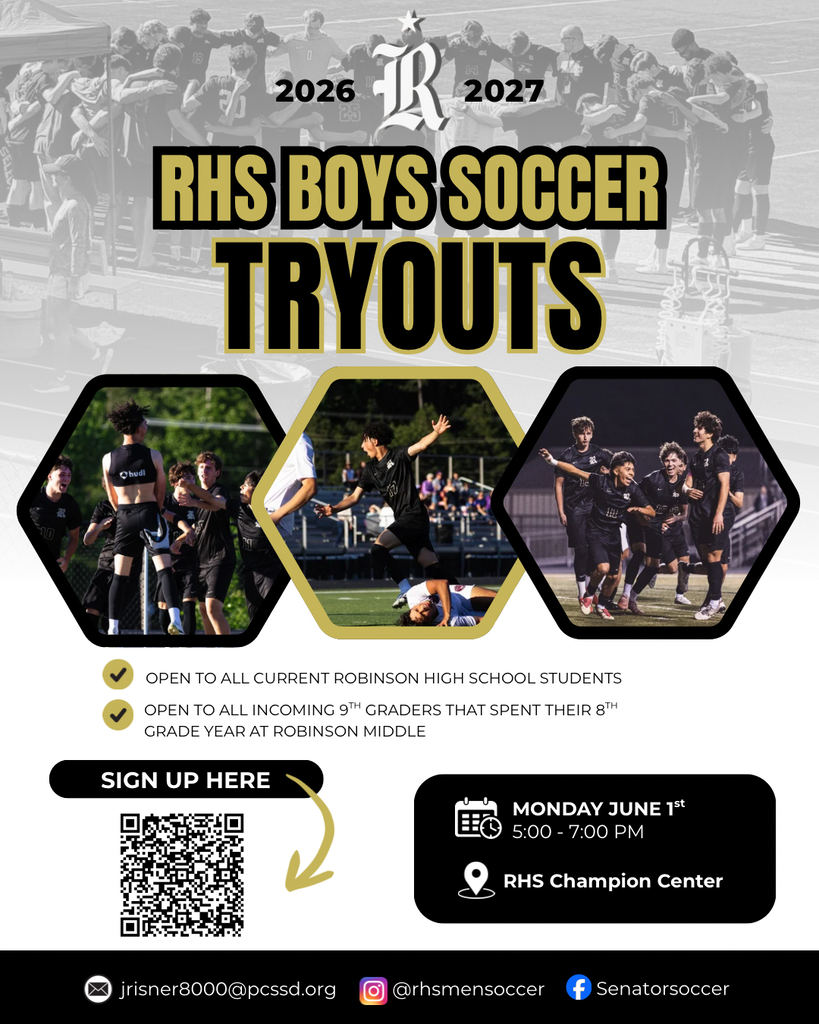 RHS Boys Soccer Tryouts 2026-2027  
