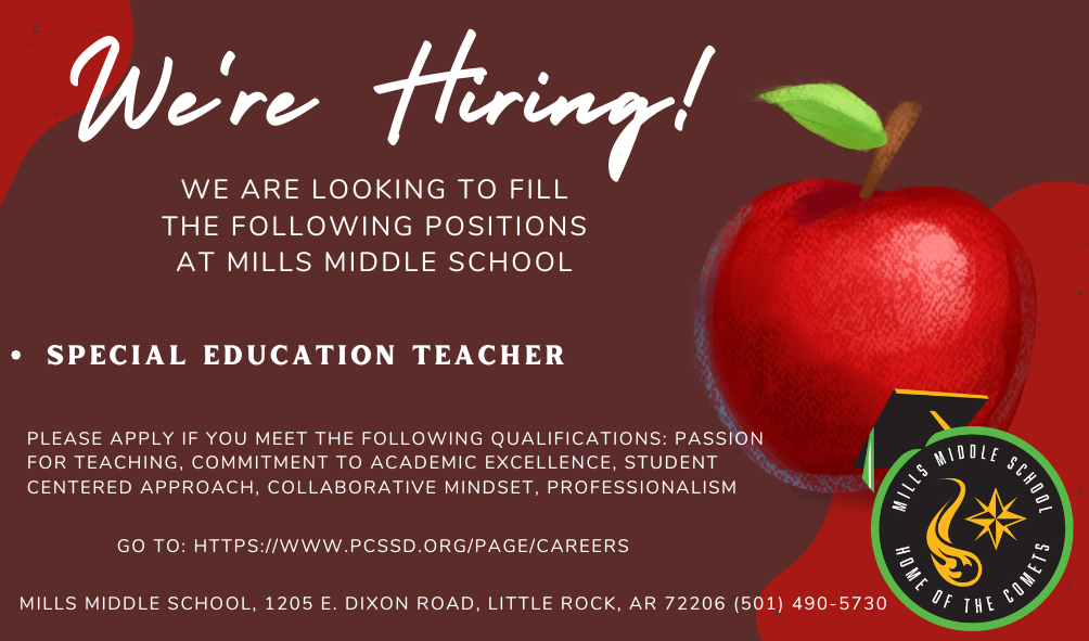 flyer for special education teacher - we're hiring