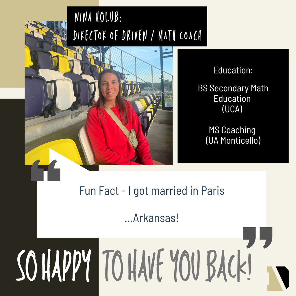 Social Media Graphic about Nina Holub