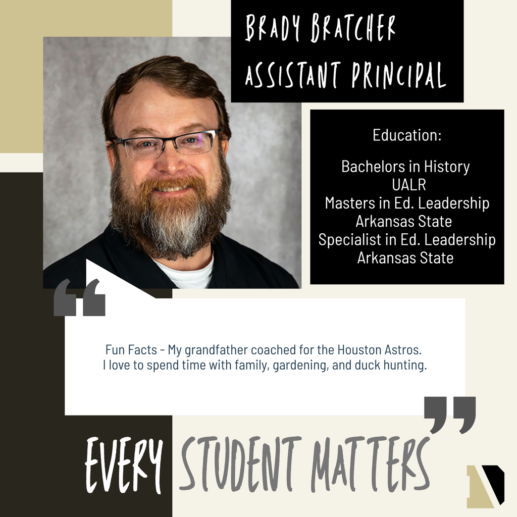 Social Media Post introducing Brady Bratcher