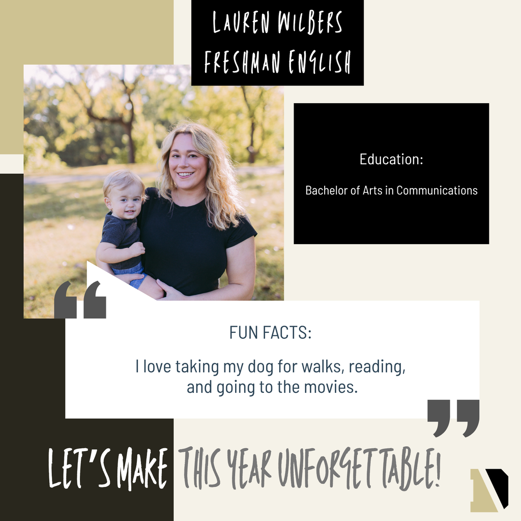Introduction Post for Lauren Wilbers