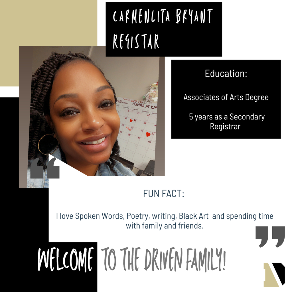 Introduction post for Carmenlita Bryant