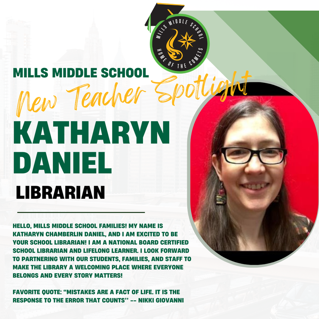 Katharyn Daniel New Teacher Spotlight Picture and bio