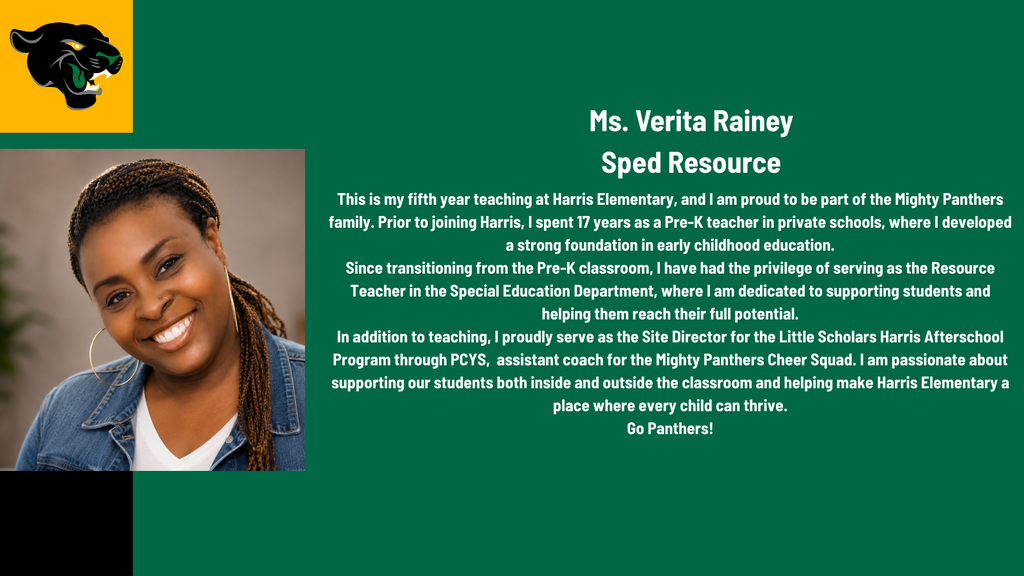 Ms. Rainey!