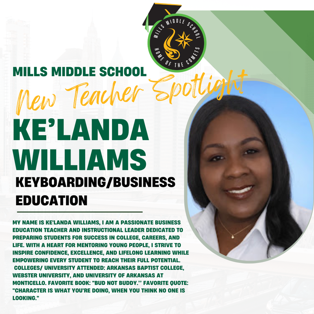 New Teacher bic/bio K. Williams