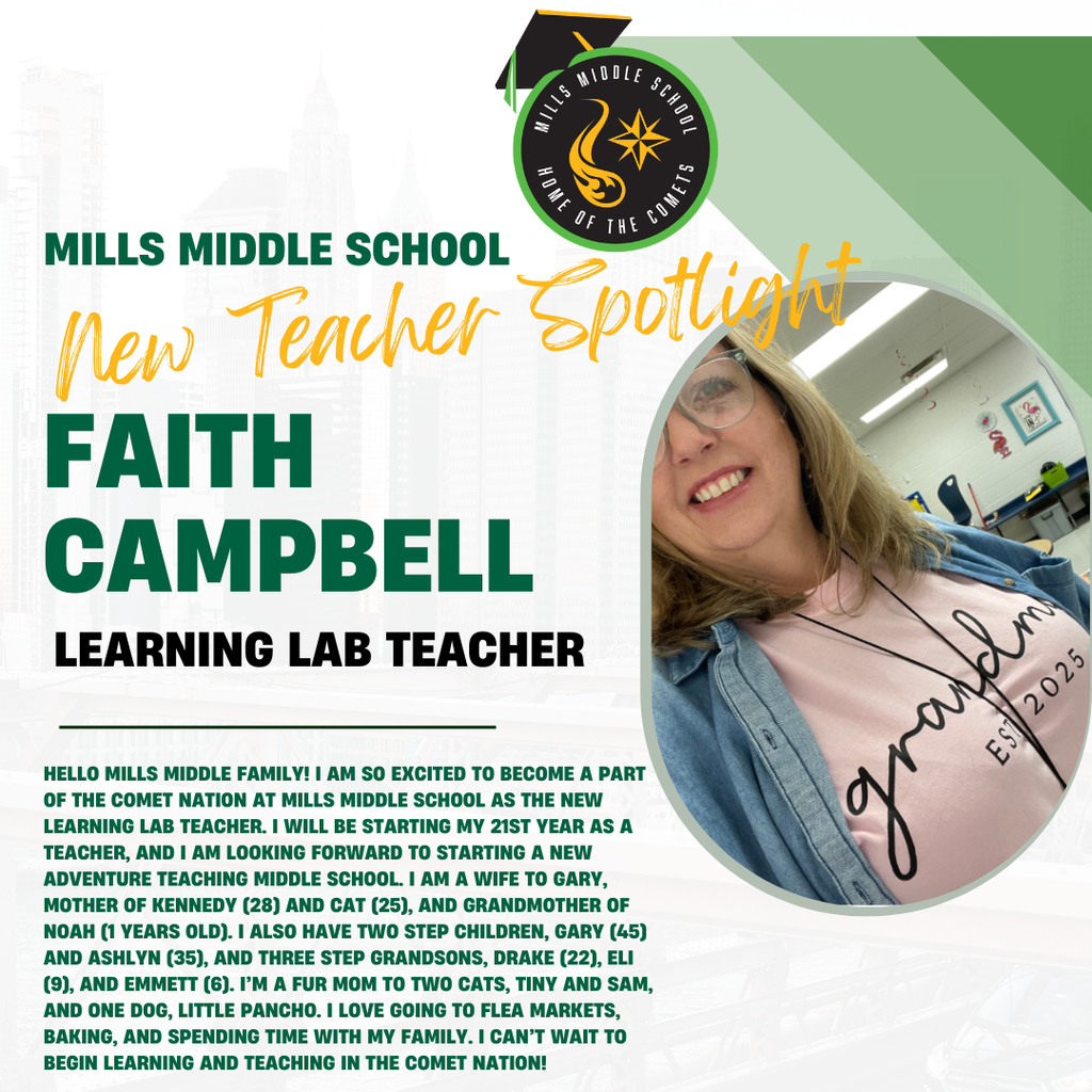 New Teacher bic/bio F. Campbell
