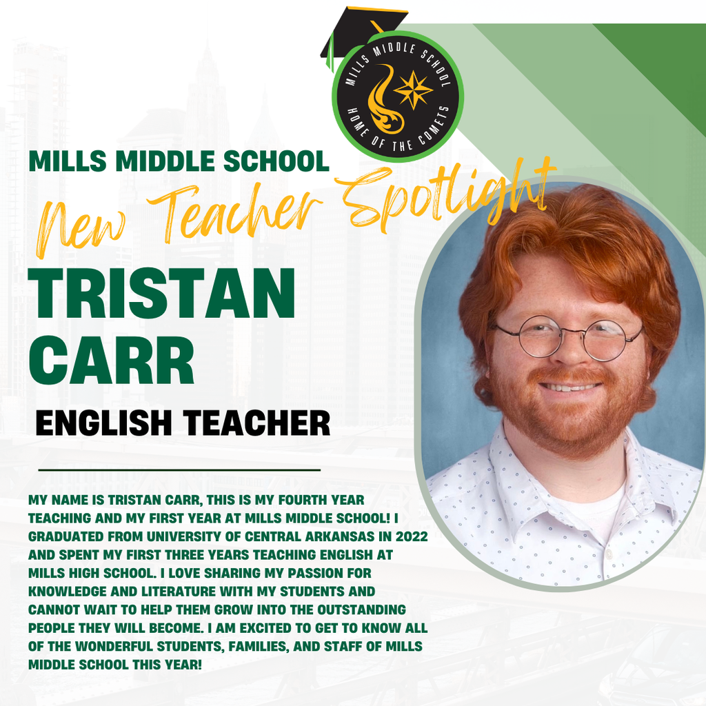 New Teacher bic/bio T. Carr