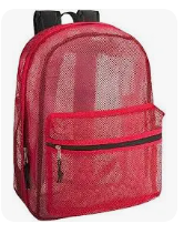 Clear or Mesh Backpacks