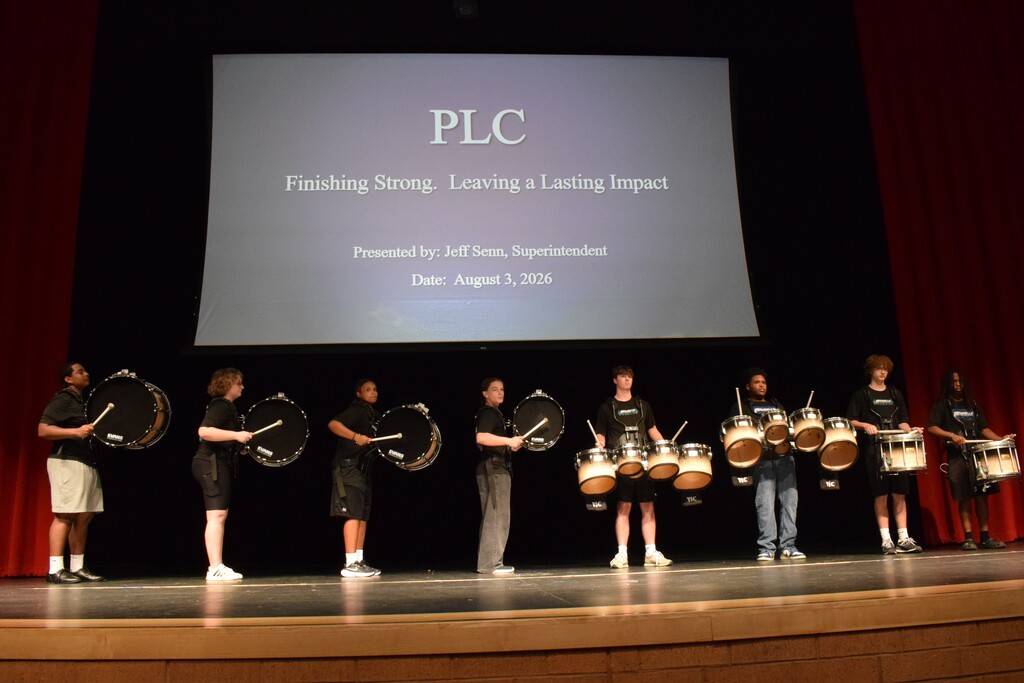 A band playing