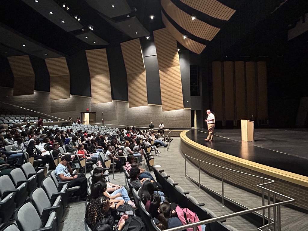 Students in assembly