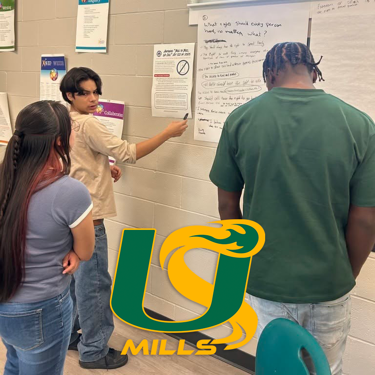 Students teacher each other about social studies
