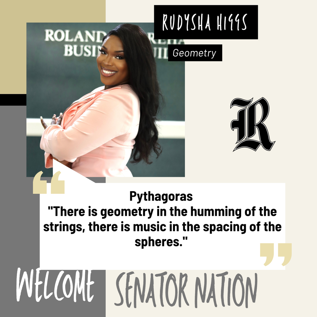 RHS Welcomes Rudysha Higgs as our new geometry teacher.