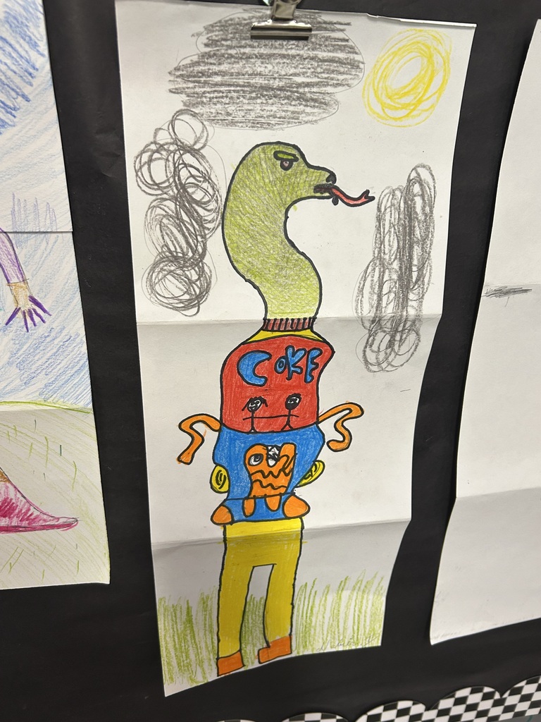 art with snake head