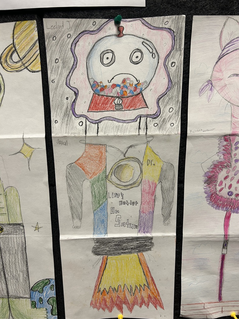 Art with gumball head