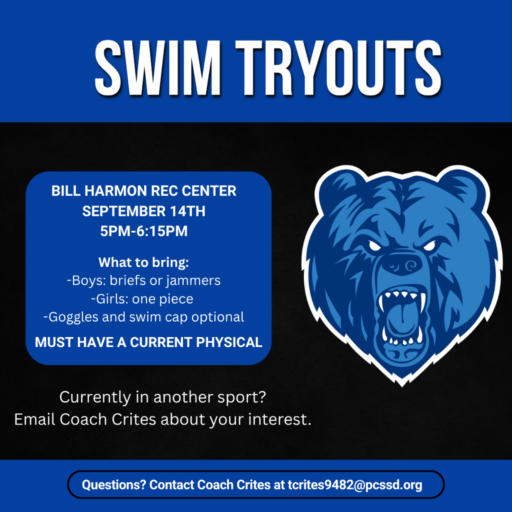 Swim Tryouts Coming up - September 14, 2026