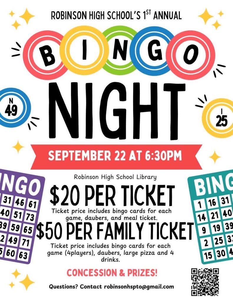 RHS 1st Annual Bingo Night!