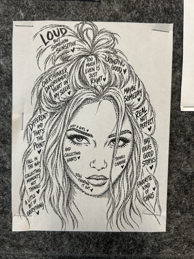 graphic design image of a lady