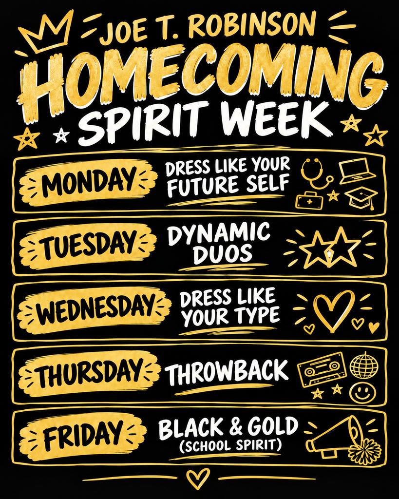 RHS Homecoming SPIRIT WEEK FLYER