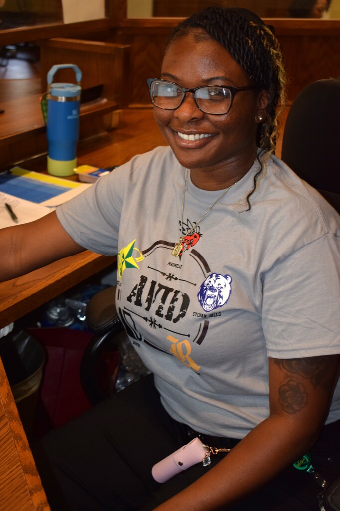 Bridgette and Alexus are the Department of Safety and Security officers at the PCSSD Central Office