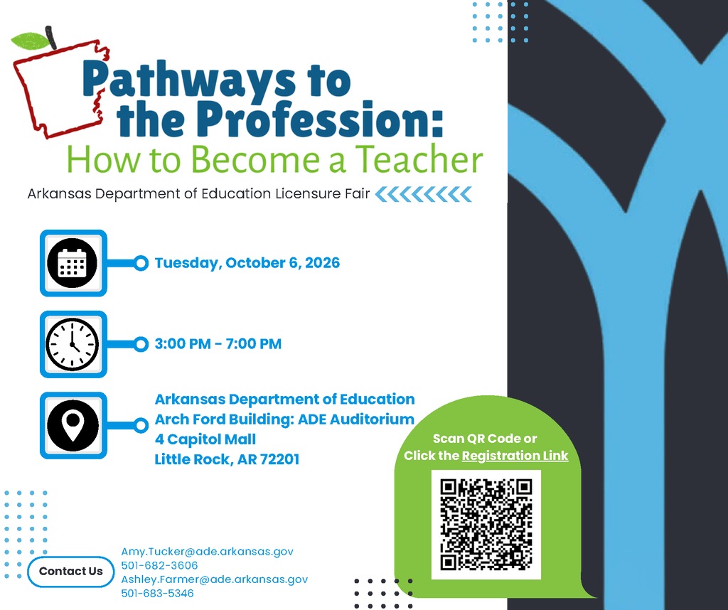 Flyer advertising the teacher licensure fair