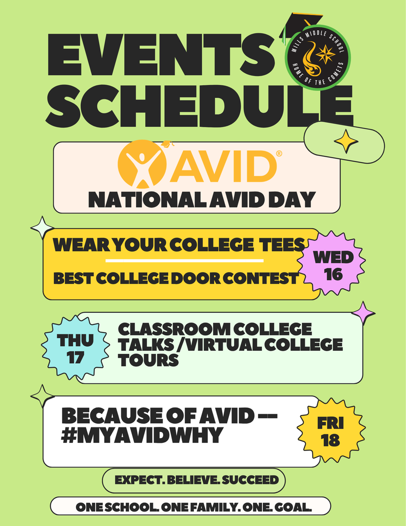 MMS National AVID Day Flyer