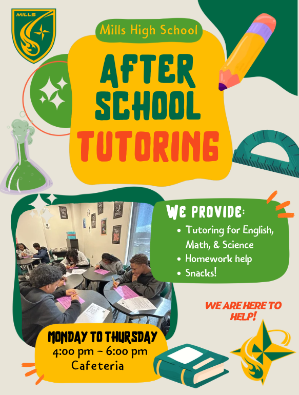 English flyer for after school tutoring