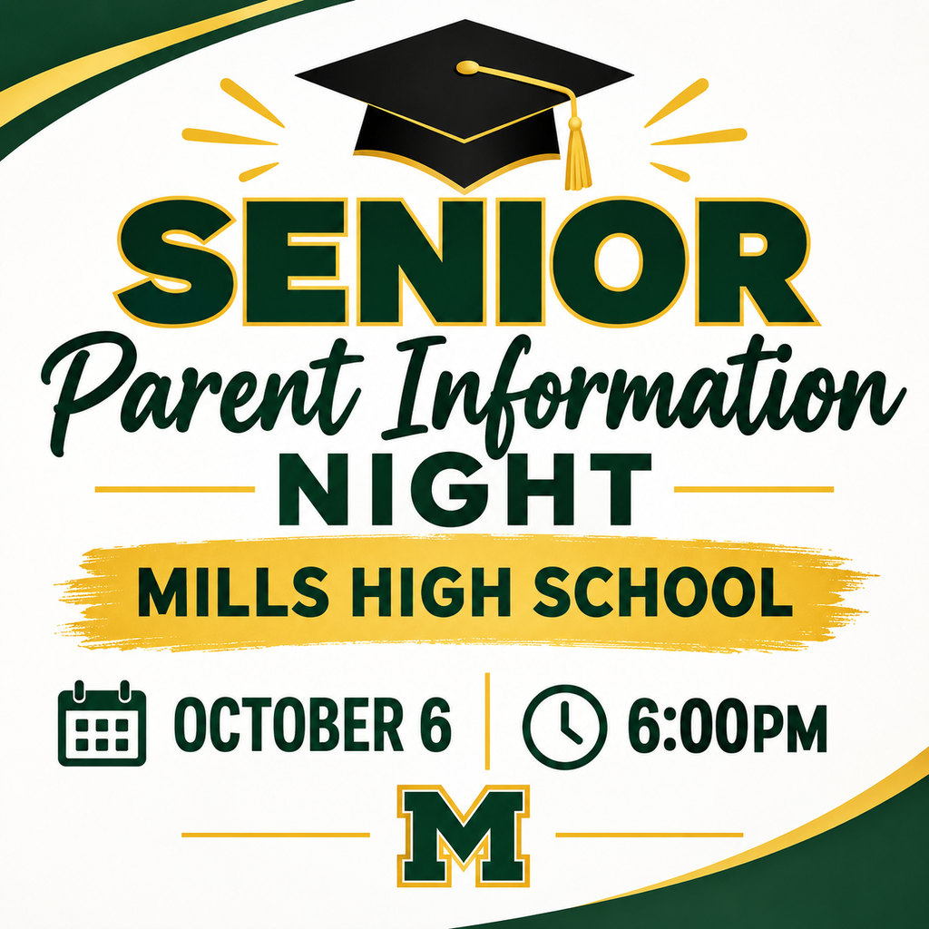 Senior Night Flyer for October 6 at 6:00