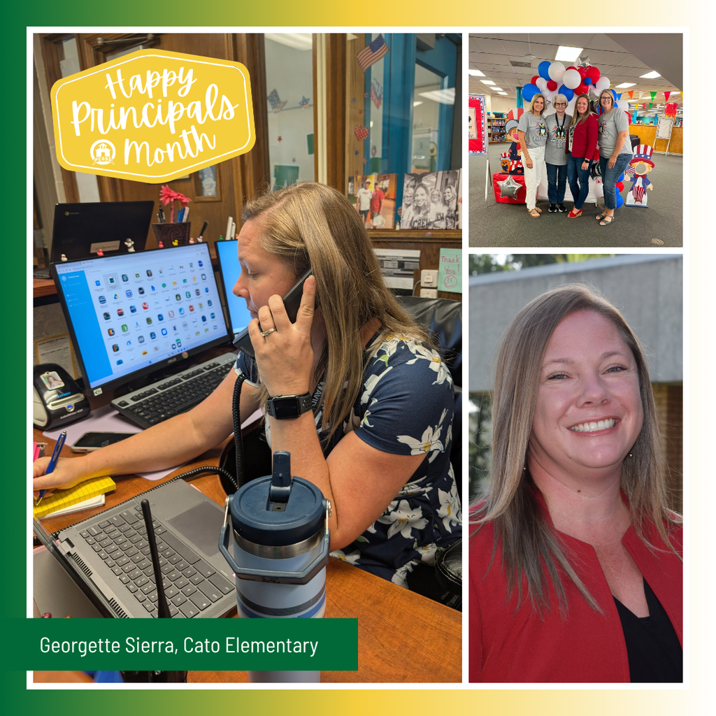 October is National Principals Month! Today, we are celebrating Elise Hampton of Joe T. Robinson Middle School. Thank you for helping PCSSD students and staff #ExpectBelieveSucceed.