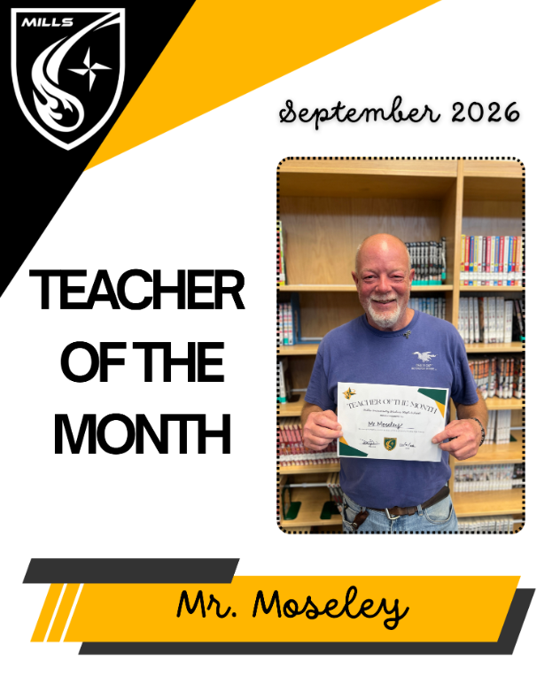 Photo of teacher of the month