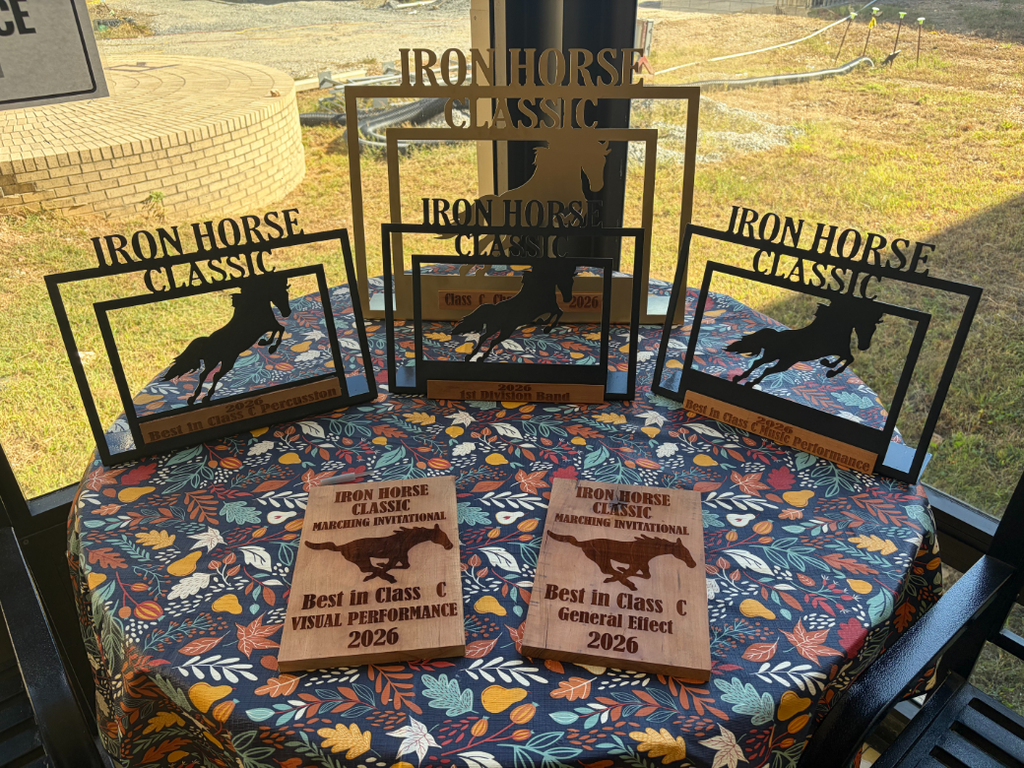 Awards won at the Iron Horse Classic Marching Invitational.