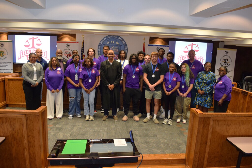 A group picture of Bear Teen Court