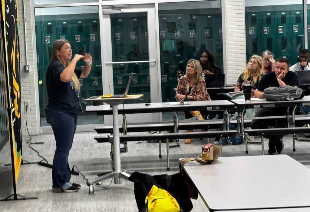 Ms. Moore, College Station present to MMS