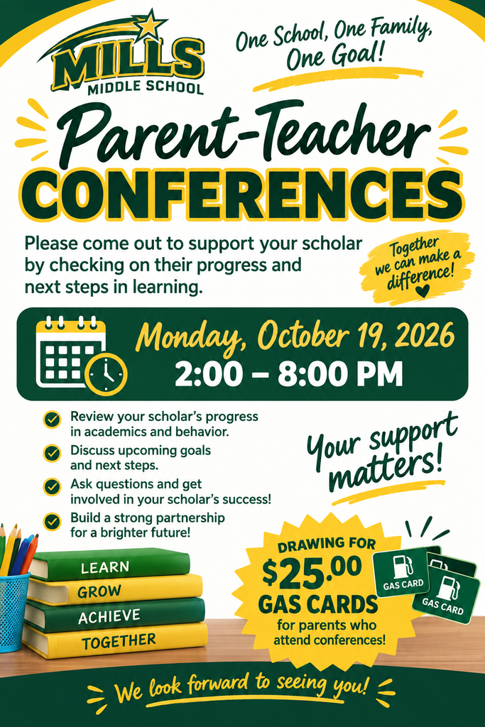 Parent-Teacher Conference Flyer (10/19/26)